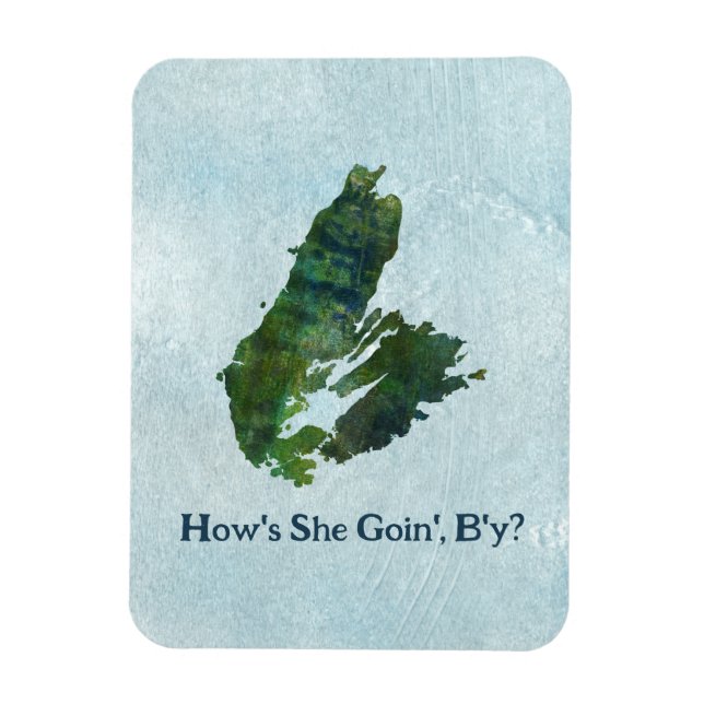 Kapbreton - Flachbildschirm Magnet (Vertikal)