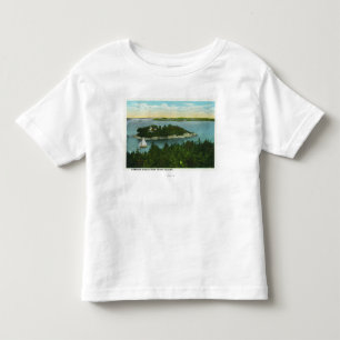 Kapelizabeth-Ansicht von zwei Leuchttürmen Kleinkind T-shirt