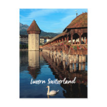 Kapellbrücke Luzern in der Schweiz