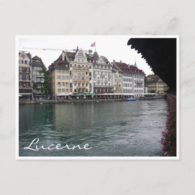 Kapellbrücke Luzern Postkarte (Vorderseite)