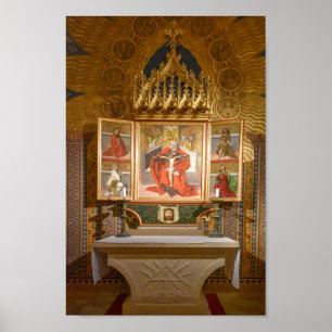 Kapelle Altar, Matthias Kirche, Budapest, Ungarn Poster
