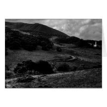 Kapelle auf dem Weg zur Sun Monochrome Card