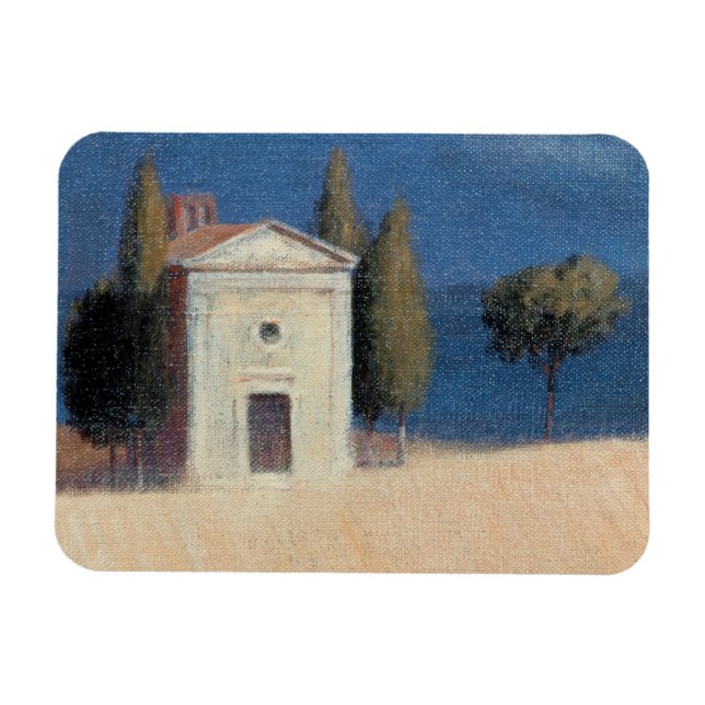 Kapelle bei Pienza II 2012 Magnet (Horizontal)