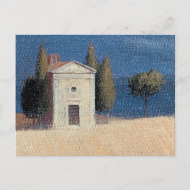 Kapelle bei Pienza II 2012 Postkarte (Vorderseite)
