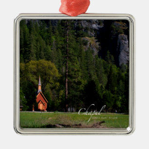 Kapelle bei Yosemite Ornament Aus Metall