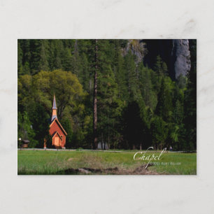 Kapelle bei Yosemite Postkarte