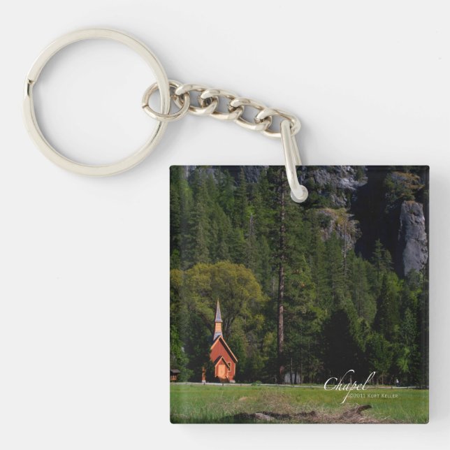 Kapelle bei Yosemite Schlüsselanhänger (Vorderseite)