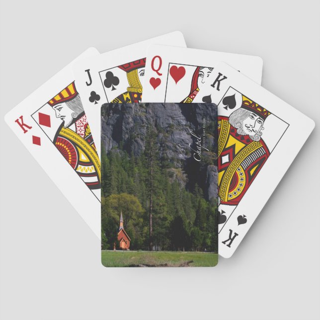 Kapelle bei Yosemite Spielkarten (Rückseite)