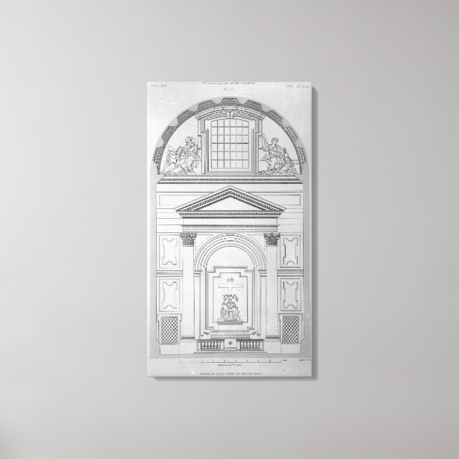 Kapelle der Pieta in St.Peter Leinwanddruck (Vorderseite)