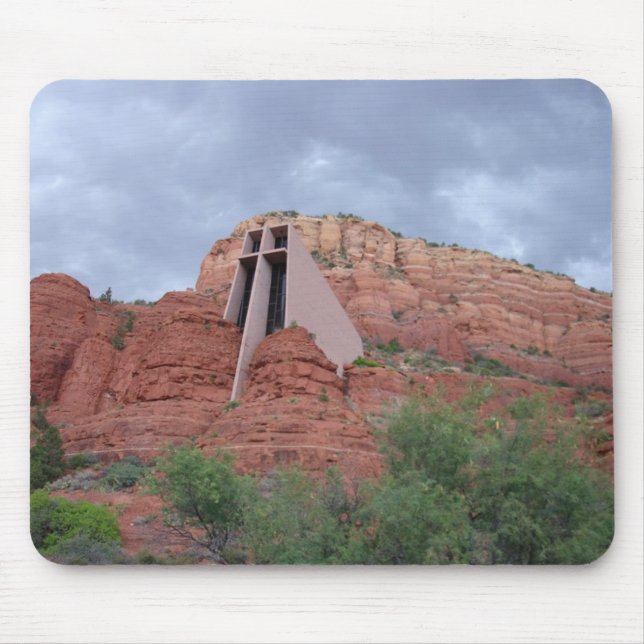 Kapelle des heiligen Kreuzes in Sedona, AZ Mousepad (Vorne)