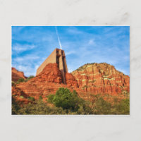 Kapelle des Heiligen Kreuzes Sedona, AZ Postkarte