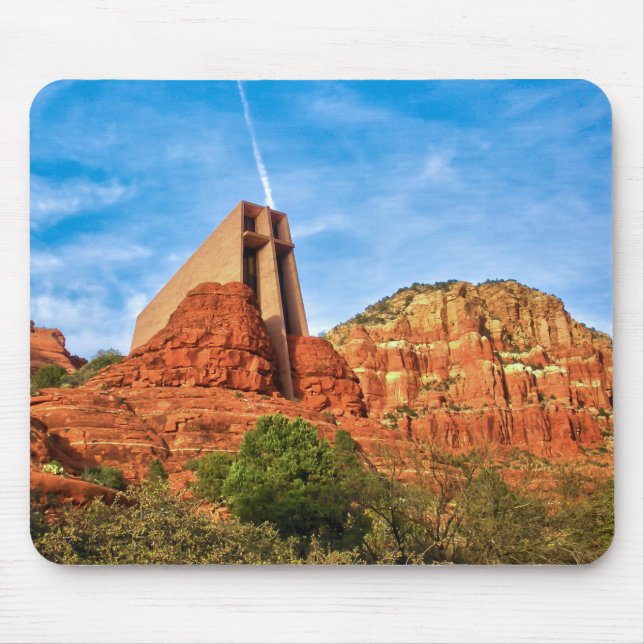 Kapelle des heiligen QuerSedona, AZ Mousepad (Vorne)