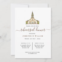 Kapelle Hochzeit Probe Abendessen