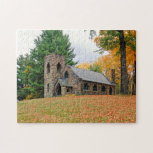 Kapelle im Herbst Puzzle