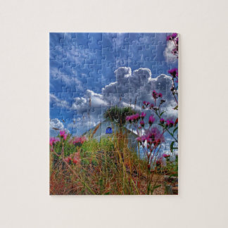 Kapelle im Hügelpuzzle Puzzle