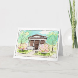 Kapelle im Lakeview Friedhof Faltkarte Karte