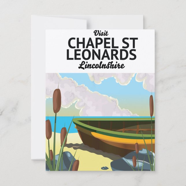 Kapelle st Leonards, Lincolnshire Ferienposter. (Vorderseite)