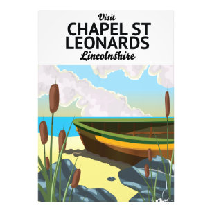 Kapelle St. Leonards, Lincolnshire-Ferienposter. Fotodruck