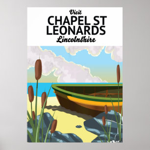 Kapelle st Leonards, Lincolnshire Ferienposter. Poster