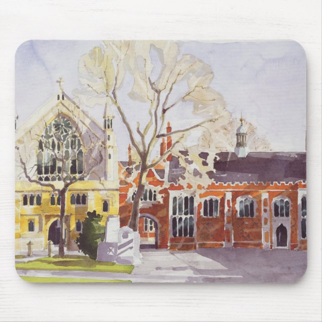 Kapelle und Gasthaus Halls Lincolns Mousepad (Vorne)