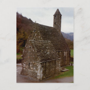 Kapelle von St. Kevin, Glendalough, Irland Postkarte