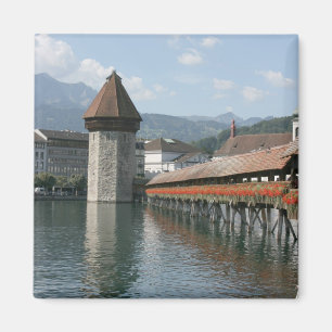 Kapellen-Brücke, Luzerne, die Schweiz Magnet
