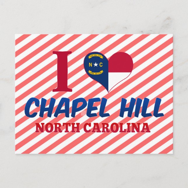 Kapellhügel, North Carolina Postkarte (Vorderseite)