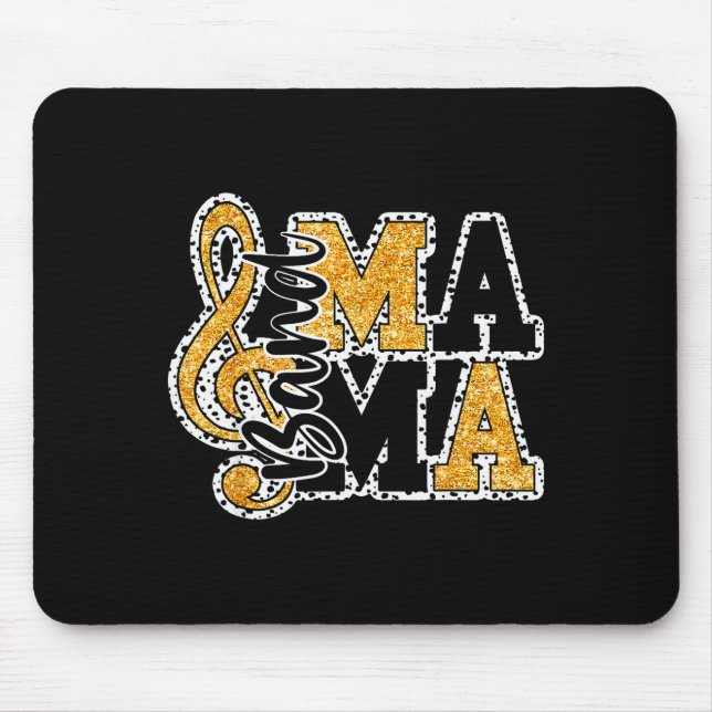 Kapellmeister-Mutter-Leben Muttertag Kapelle Mama  Mousepad (Vorne)