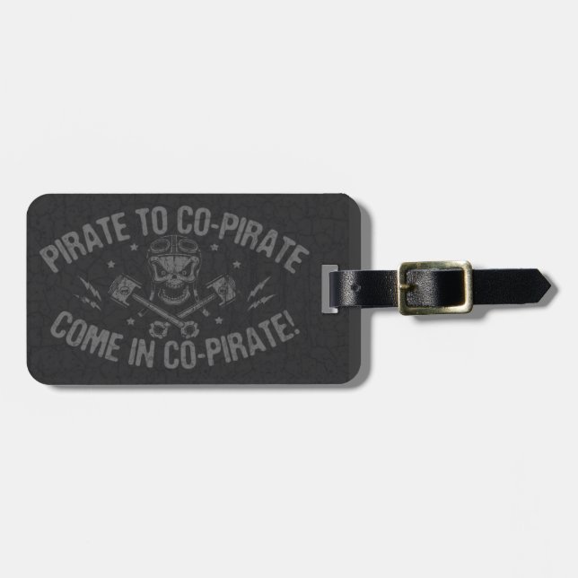 Kapern Sie Co-Piraten II Gepäckanhänger (Vorderseite horizontal)