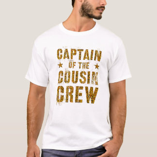 KAPITAL DER COUSIN CREW Leopard Print Funny Gra T-Shirt