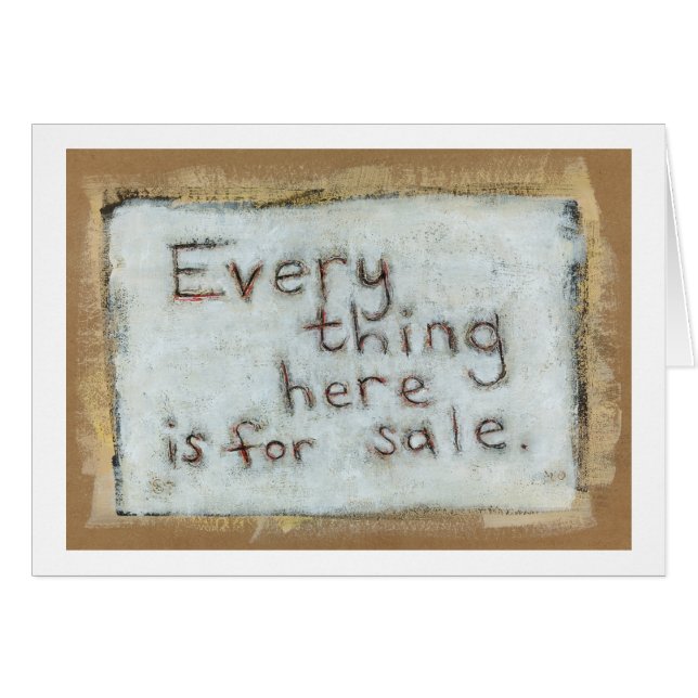 Kapitalismus, der rohe primitve Spaß-moderne Kunst (Vorderseite (Horizontal))