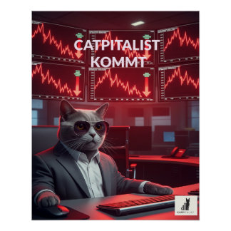 Kapitalistin: Marktcrash-Komödie - Lustige Finanz- Poster