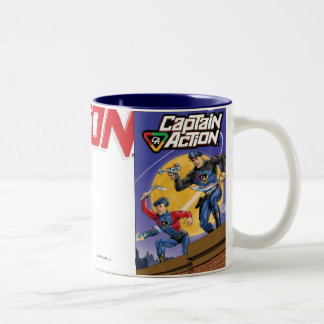 Kapitän Action Retro Coffee Mug Zweifarbige Tasse