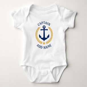 Kapitän Anchor Gold Laurel Verlasse Star Baby Strampler