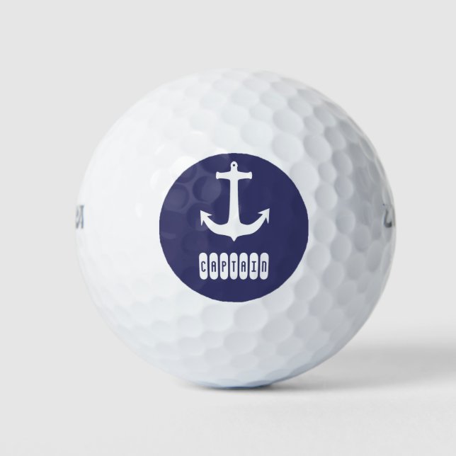 Kapitän Anchor Sea Sailing Golfball (Vorderseite)