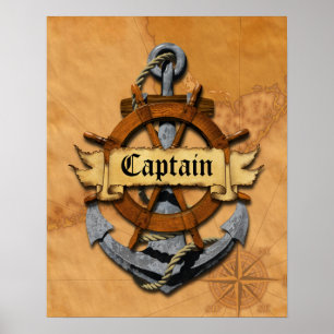 Kapitän Anker und Steuerwheel is not correct, a mo Poster