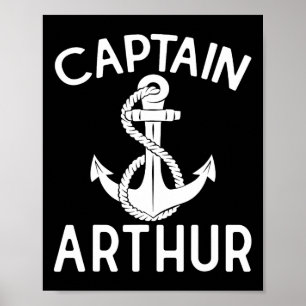 Kapitän Arthur Anker Boot Schiff Yacht Poster