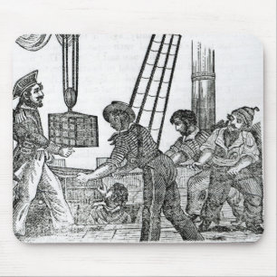 Kapitän Avery, das drei Kästen Schatz empfängt Mousepad