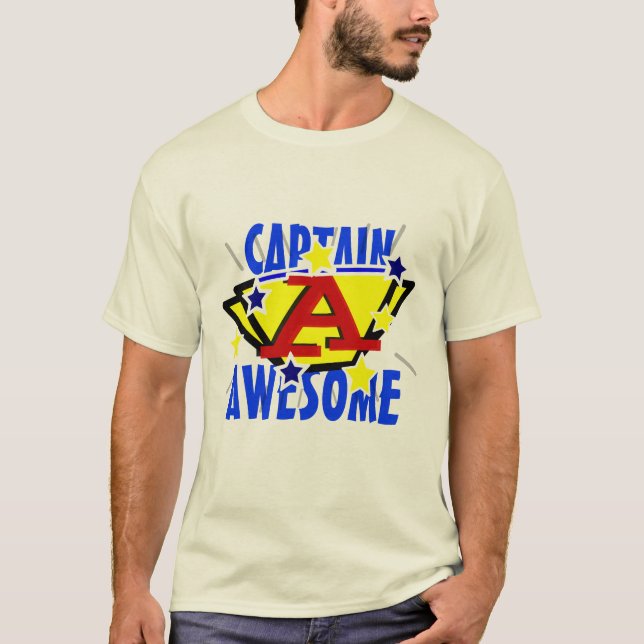 Kapitän Awesome T-Shirt (Vorderseite)