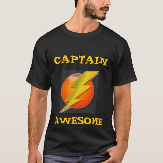 Kapitän Awesome T-Shirt (Vorderseite)