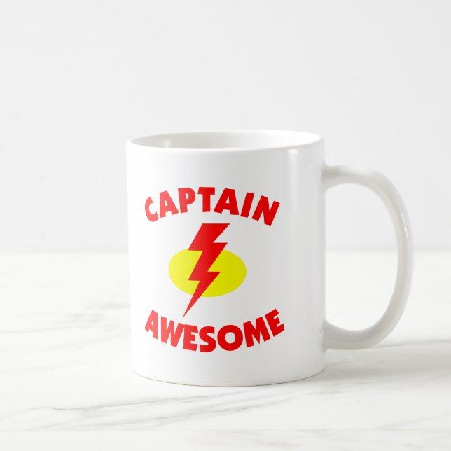 Kapitän Awesome Tasse (Rechts)
