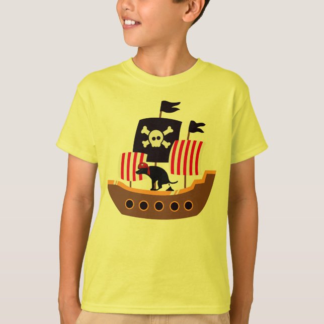 Kapitän Barkbeard sticht in See! T-Shirt (Vorderseite)