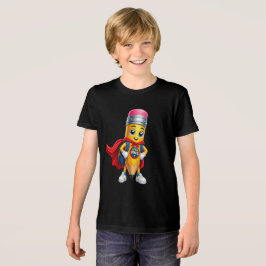 Kapitän Bleistift | Süßer Superheld zum zurück zur Tri-Blend Shirt