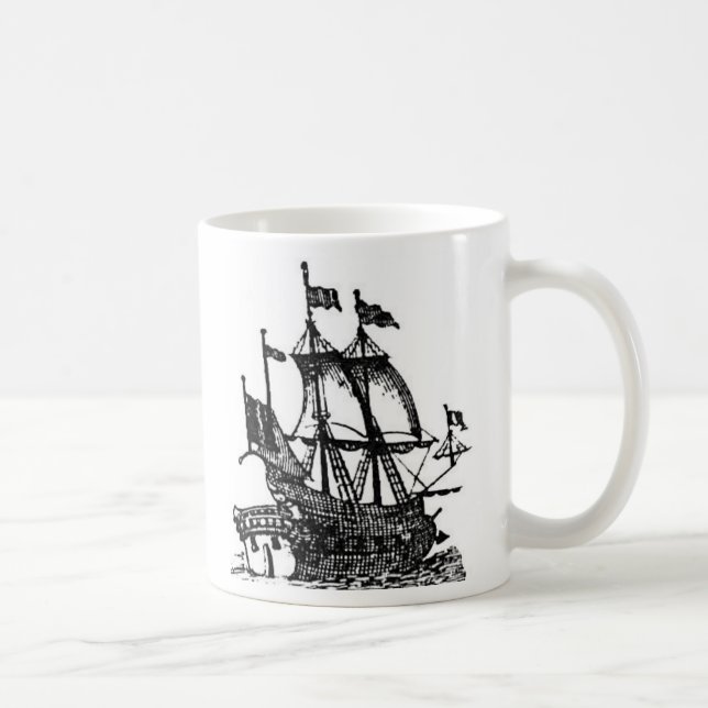 Kapitän Blood Pirate Mug Kaffeetasse (Rechts)