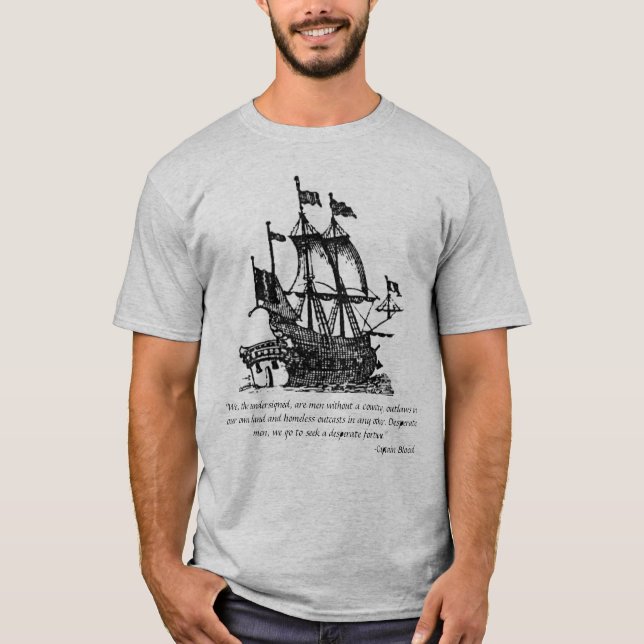 Kapitän Blood Pirate T-shirt (Vorderseite)