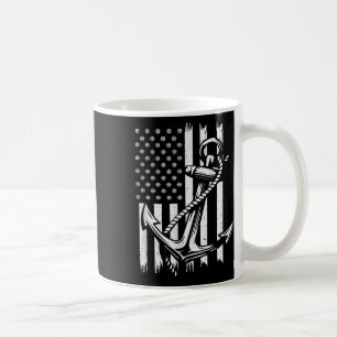 Kapitän Boot Segler Anker Vintage Nautical Segeln Kaffeetasse