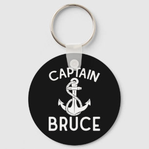 Kapitän Bruce Schiff Jacht Bootfahren Bootsanker Schlüsselanhänger