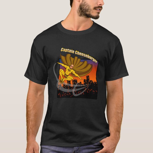 Kapitän Cheeseburger T-shirt (Vorderseite)