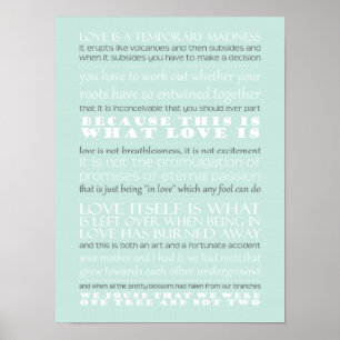 Kapitän Corellis Mandolin Quote Poster