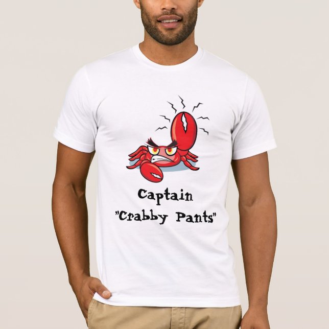 Kapitän Crabby Pants T-Shirt (Vorderseite)